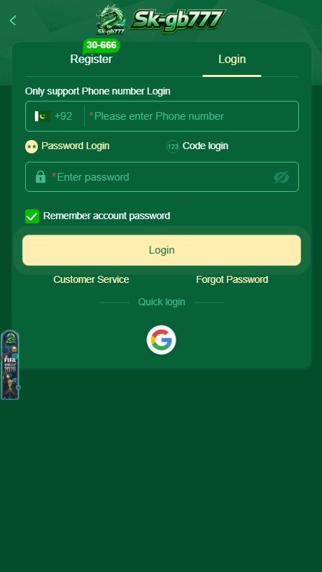 SK GB777 Game Login